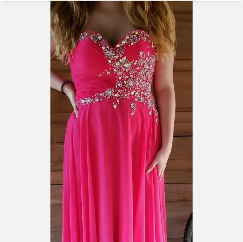 Tiffany US Long Pink Dress